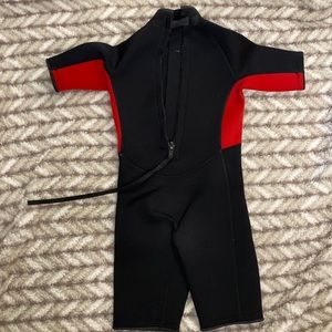 Used Good Condition Kids size Medium Short Wetsuit